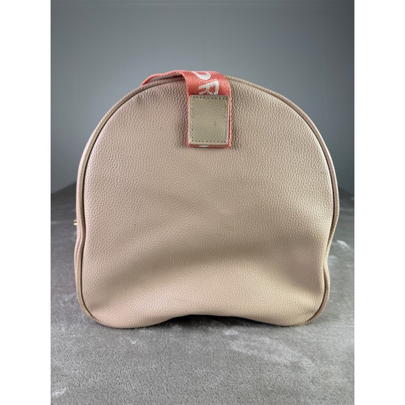 Michael Kors Pink Faux Leather Weekender Duffle Bag Travel Carry On - Picture 6 of 13